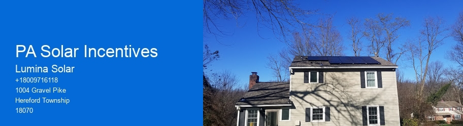 PA Solar Incentives