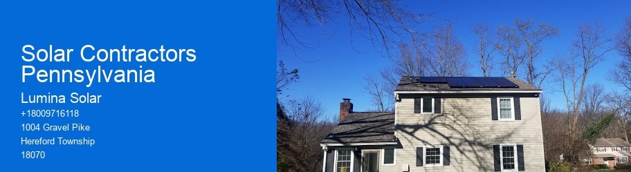 Solar Contractors Pennsylvania